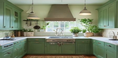 12 Best Paint Colors For Sage Green Kitchen Cabinets