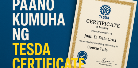Paano Kumuha ng TESDA Certificate