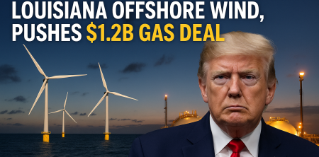 Shocking: Trump Admin Scraps Louisiana Offshore Wind, Pushes $1.2B Gas Deal