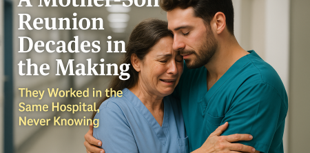 A Mother Son Reunion Decades in the Making: They Worked in the Same Hospital, Never Knowing