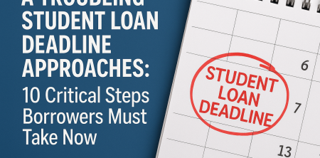 A Troubling Student Loan Deadline Approaches: 10 Critical Steps Borrowers Must Take Now