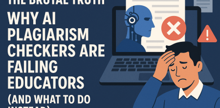 The Brutal Truth: Why AI Plagiarism Checkers Are Failing Educators (And What To Do Instead)