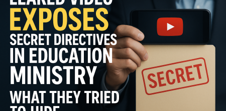 Leaked Video EXPOSES Secret Directives in Education Ministry — What They Tried to Hide
